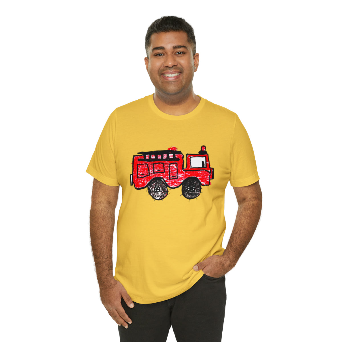 Fire Truck Unisex Jersey Short Sleeve Tee