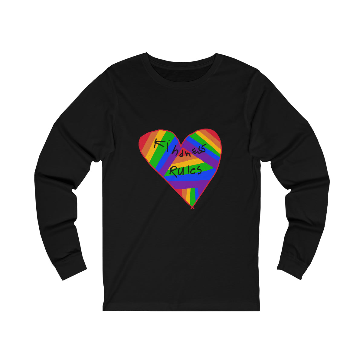 Kindness Rules Unisex Jersey Long Sleeve Tee