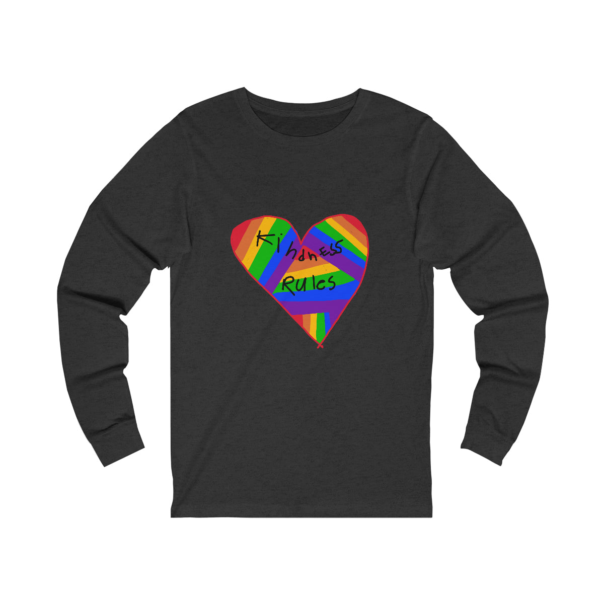 Kindness Rules Unisex Jersey Long Sleeve Tee
