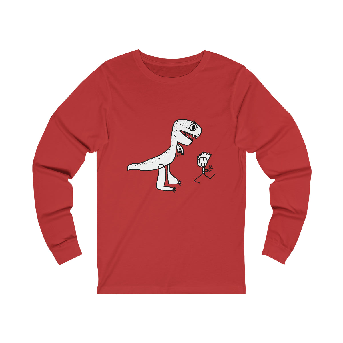 Dino Chase Unisex Jersey Long Sleeve Tee