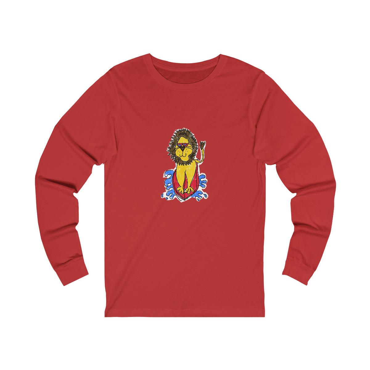 Surf Lion Unisex Jersey Long Sleeve Tee