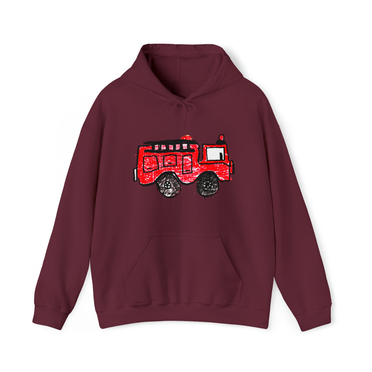 Fire Truck Unisex Heavy Blend™ Hooded Sweatshirt