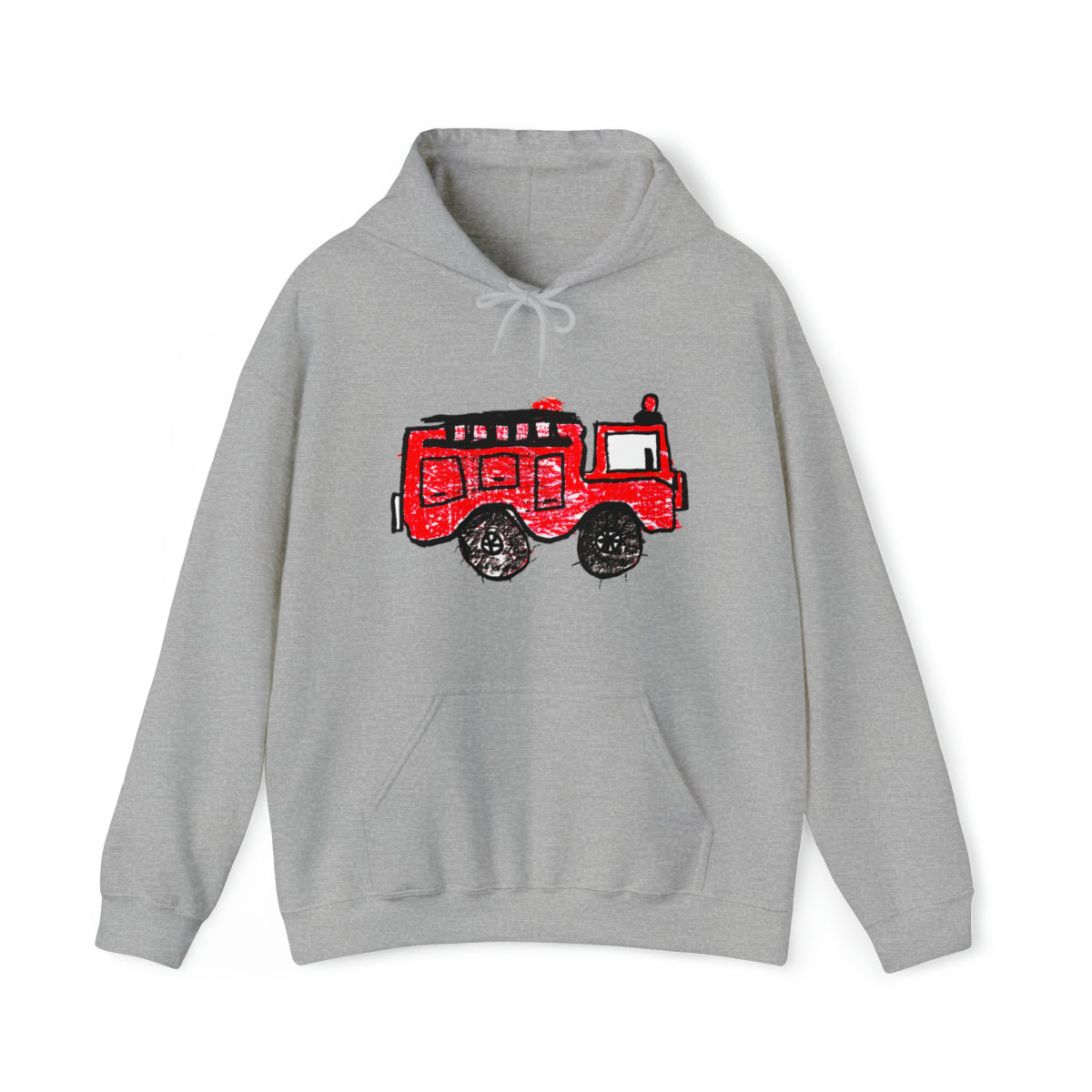Fire Truck Unisex Heavy Blend™ Hooded Sweatshirt
