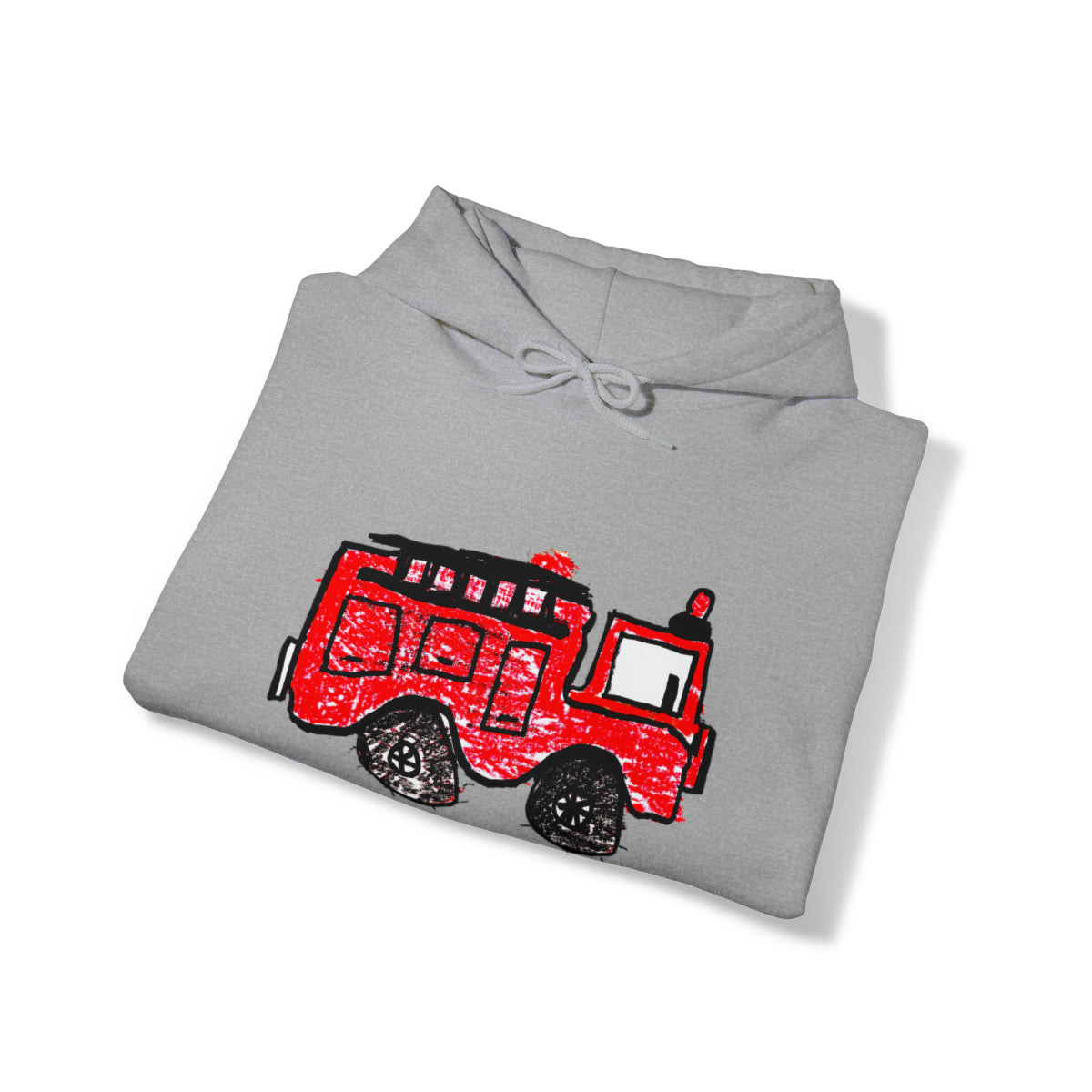 Fire Truck Unisex Heavy Blend™ Hooded Sweatshirt