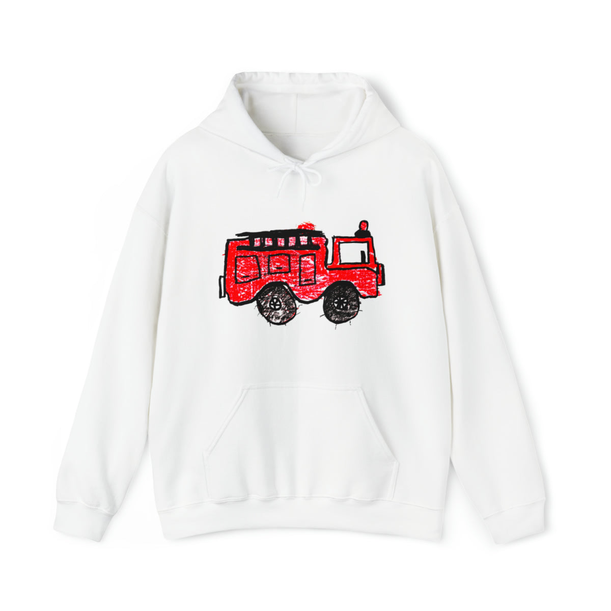 Fire Truck Unisex Heavy Blend™ Hooded Sweatshirt