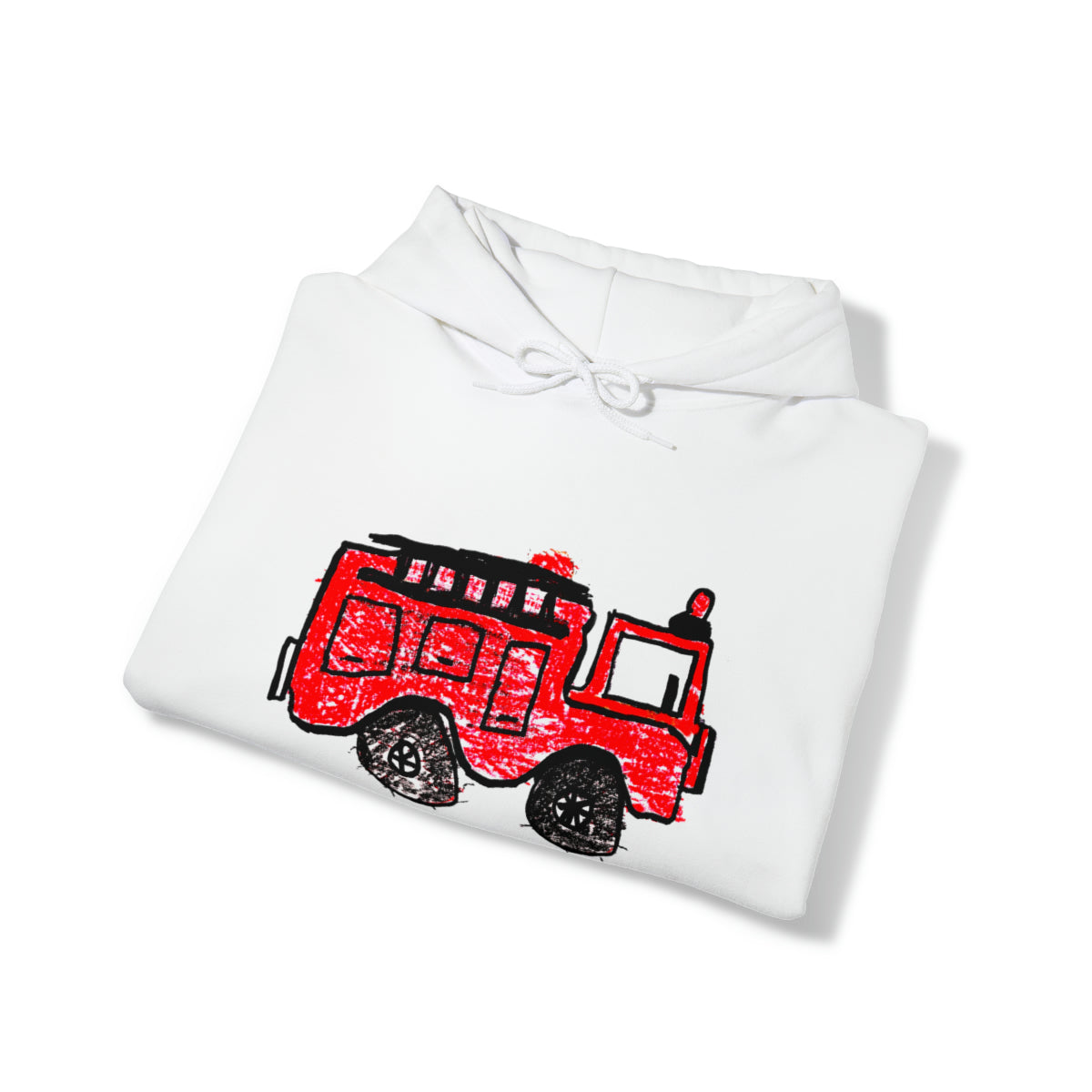 Fire Truck Unisex Heavy Blend™ Hooded Sweatshirt