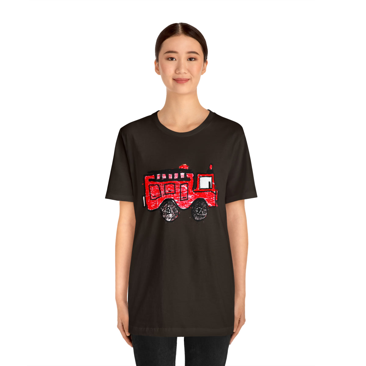 Fire Truck Unisex Jersey Short Sleeve Tee