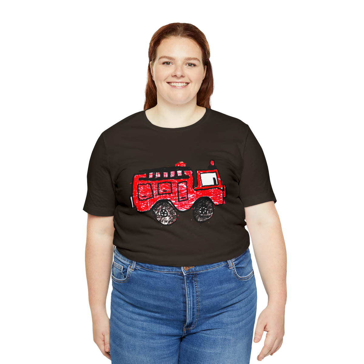 Fire Truck Unisex Jersey Short Sleeve Tee