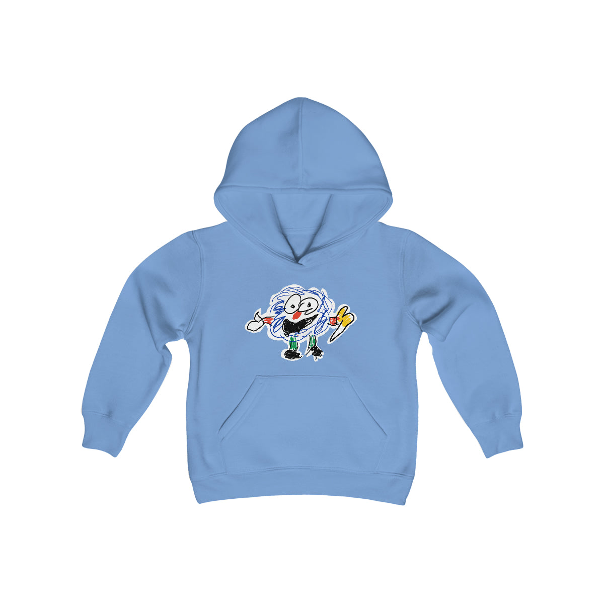 Fluffy Man Youth Heavy Blend Hooded Sweatshirt