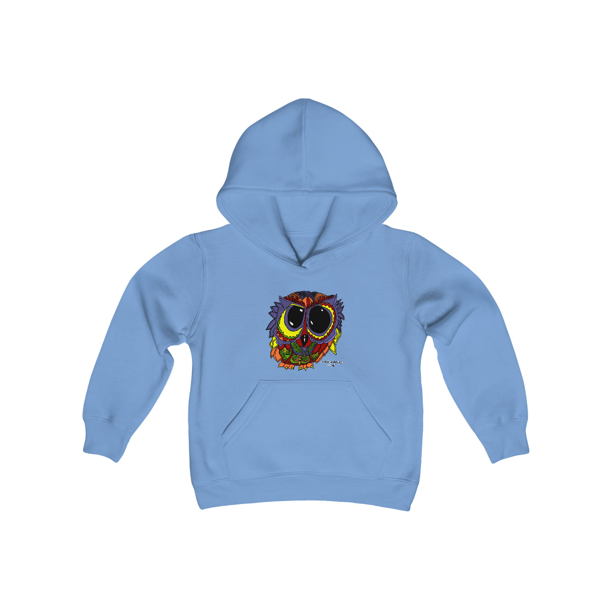 Malcolm's Owl Youth Heavy Blend Hooded Sweatshirt