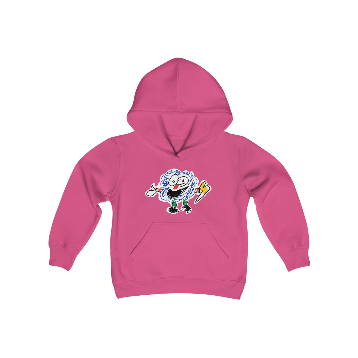 Fluffy Man Youth Heavy Blend Hooded Sweatshirt