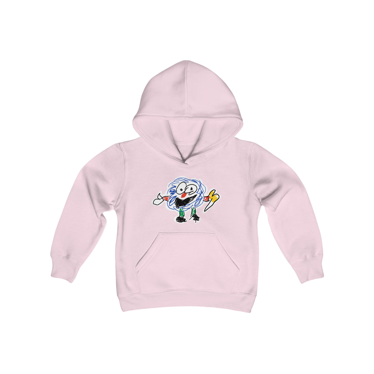 Fluffy Man Youth Heavy Blend Hooded Sweatshirt