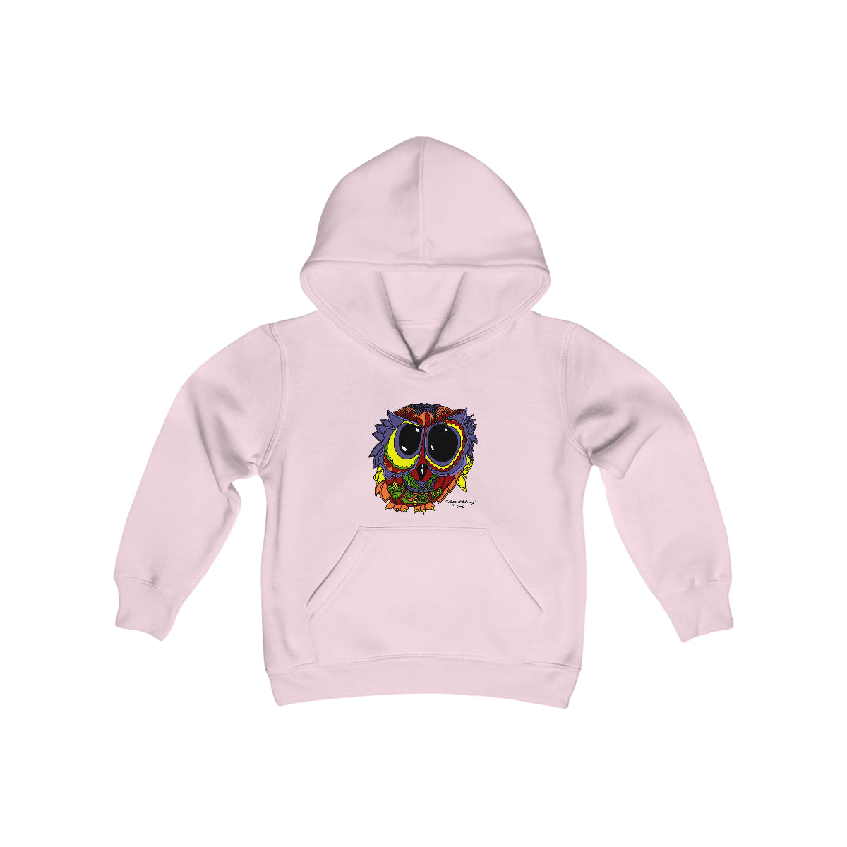 Malcolm's Owl Youth Heavy Blend Hooded Sweatshirt