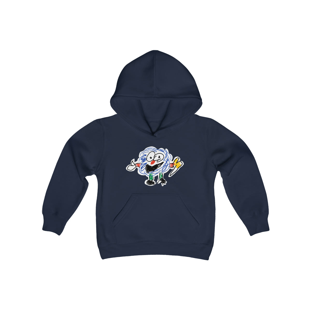 Fluffy Man Youth Heavy Blend Hooded Sweatshirt