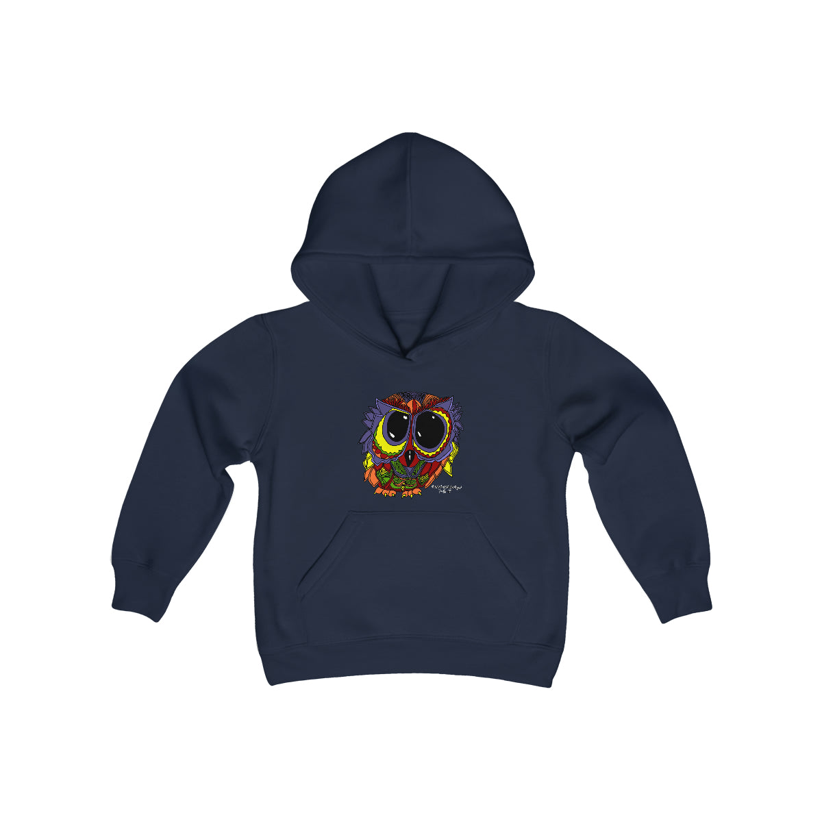 Malcolm's Owl Youth Heavy Blend Hooded Sweatshirt