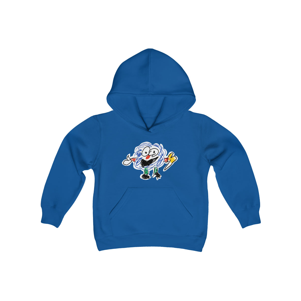 Fluffy Man Youth Heavy Blend Hooded Sweatshirt