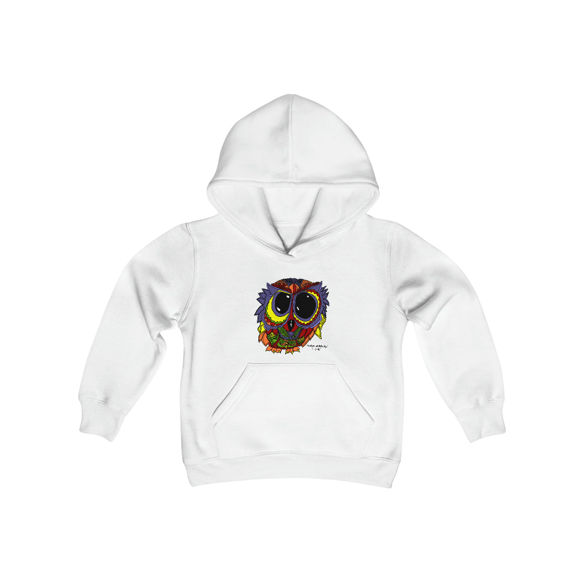 Malcolm's Owl Youth Heavy Blend Hooded Sweatshirt