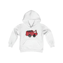 Fire Truck Youth Heavy Blend Hooded Sweatshirt
