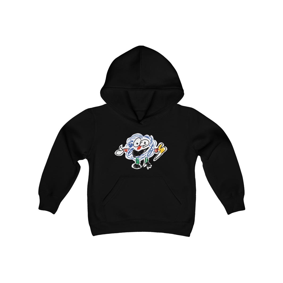 Fluffy Man Youth Heavy Blend Hooded Sweatshirt