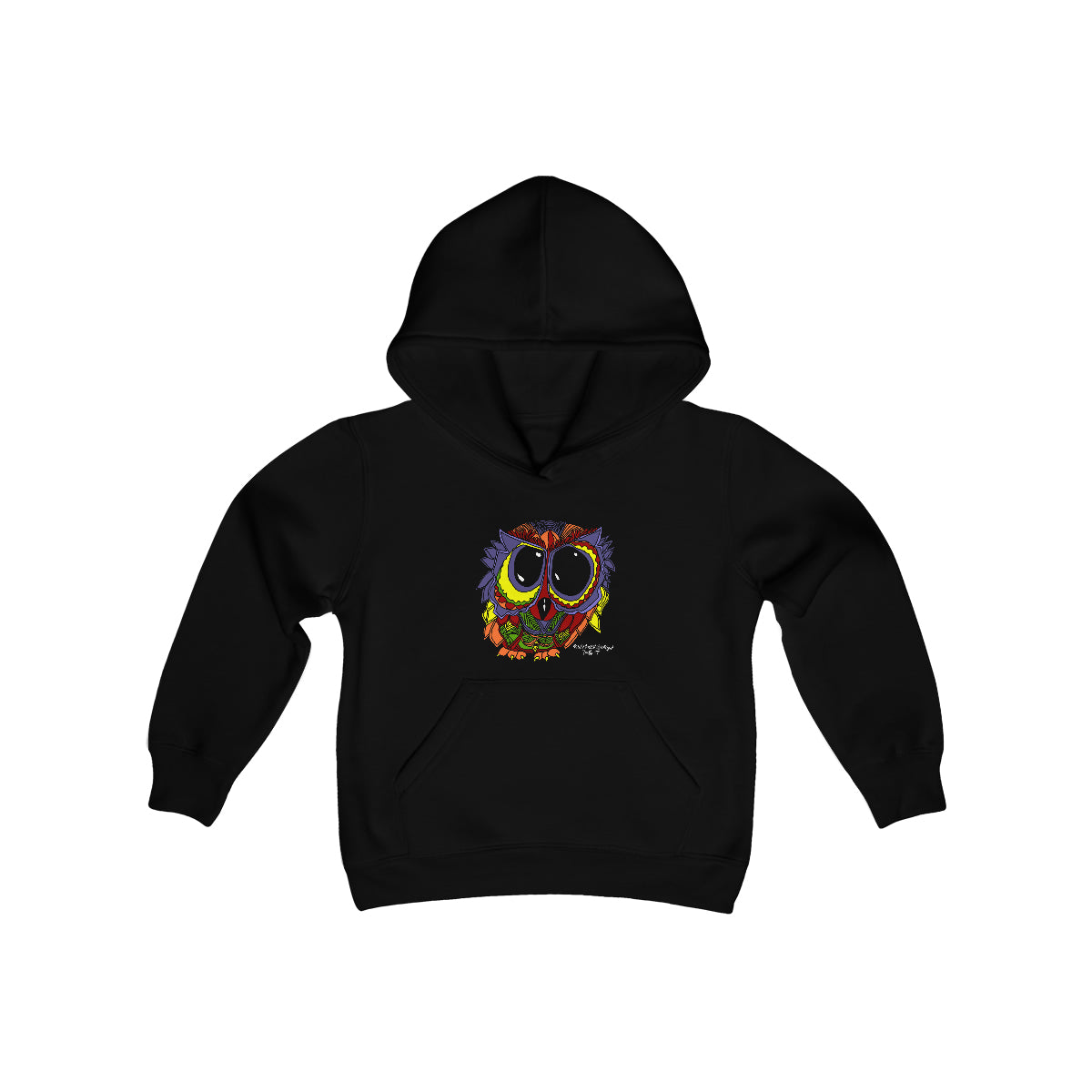 Malcolm's Owl Youth Heavy Blend Hooded Sweatshirt