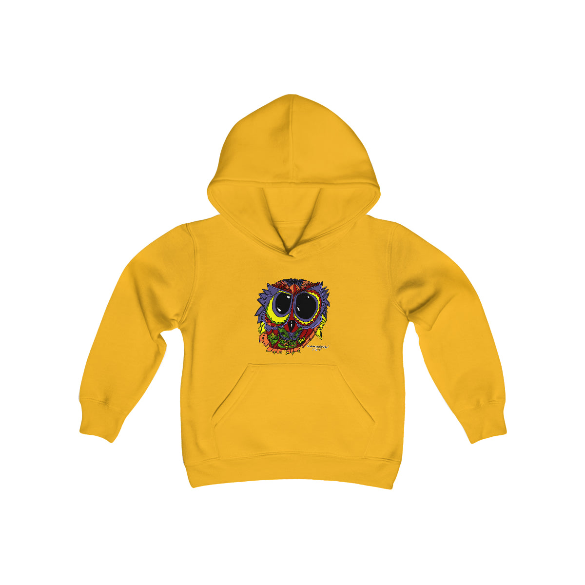 Malcolm's Owl Youth Heavy Blend Hooded Sweatshirt