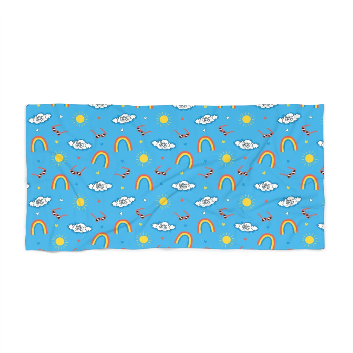 Sunshine and Rainbows Beach Towel