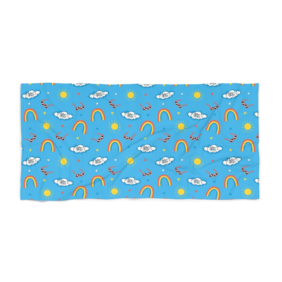 Sunshine and Rainbows Beach Towel