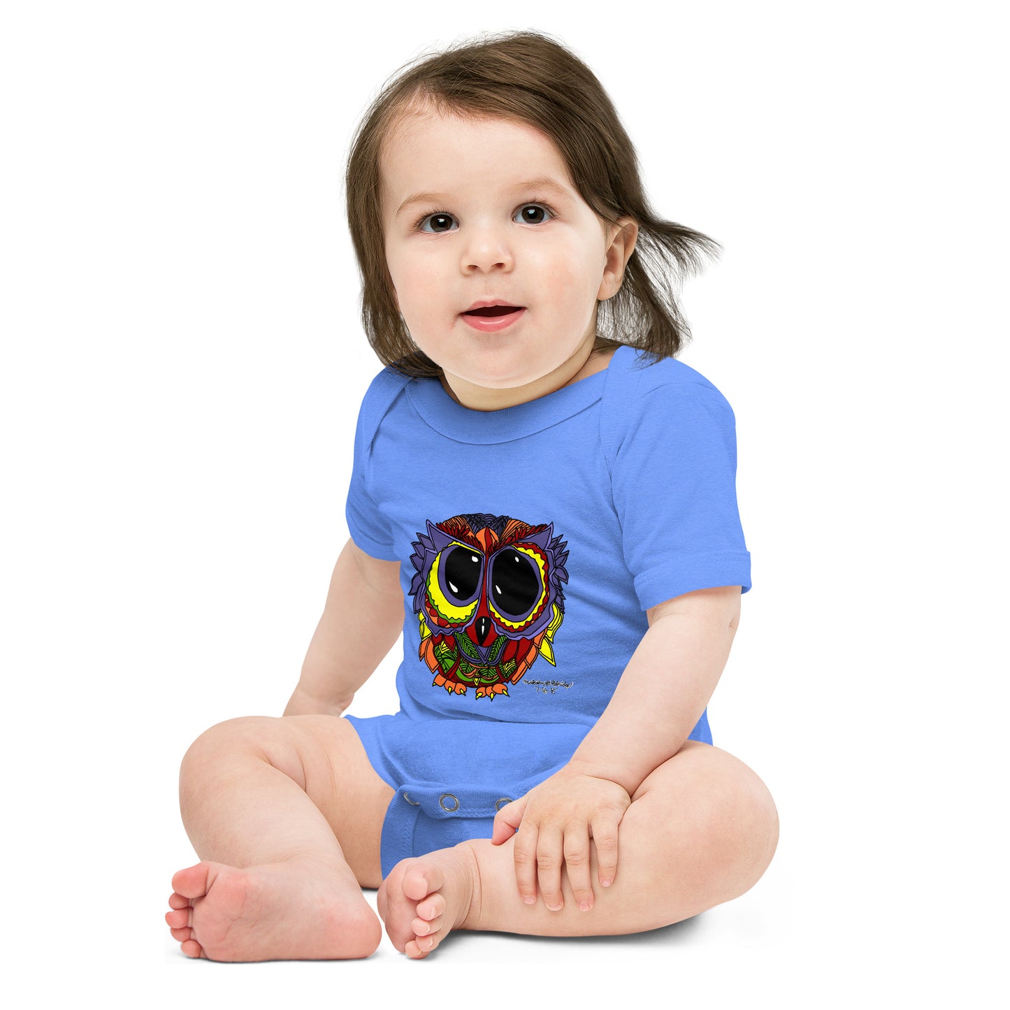 Malcolm's Owl Baby short sleeve one piece