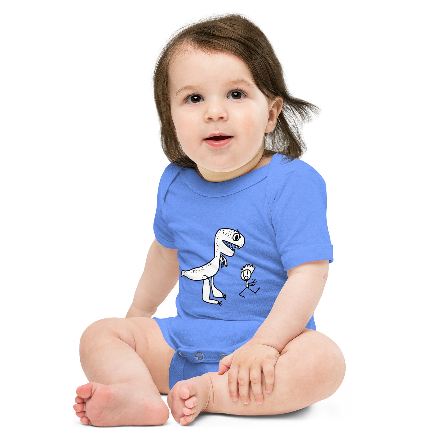 Dino Chase Baby short sleeve one piece