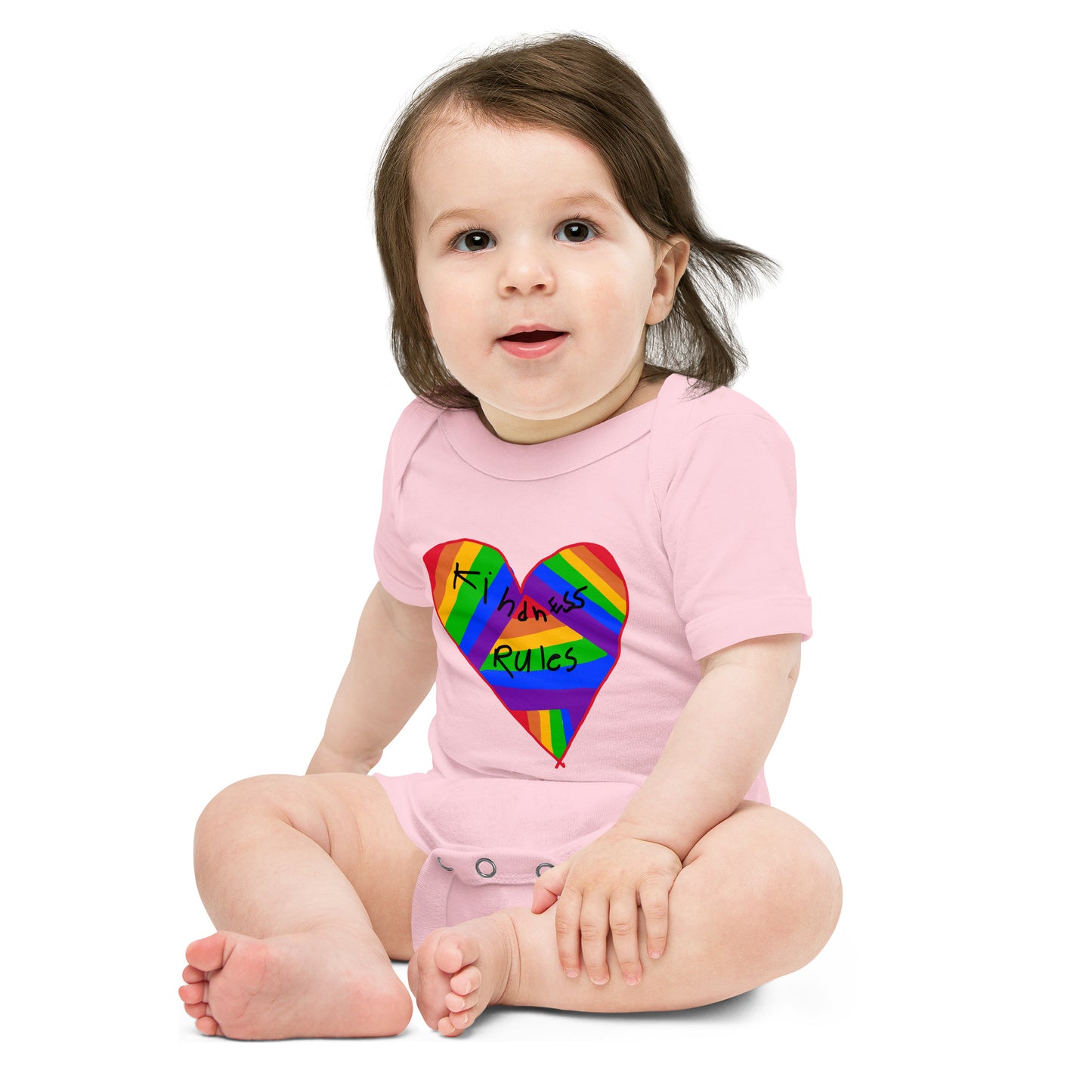 Kindness Rules Baby short sleeve one piece
