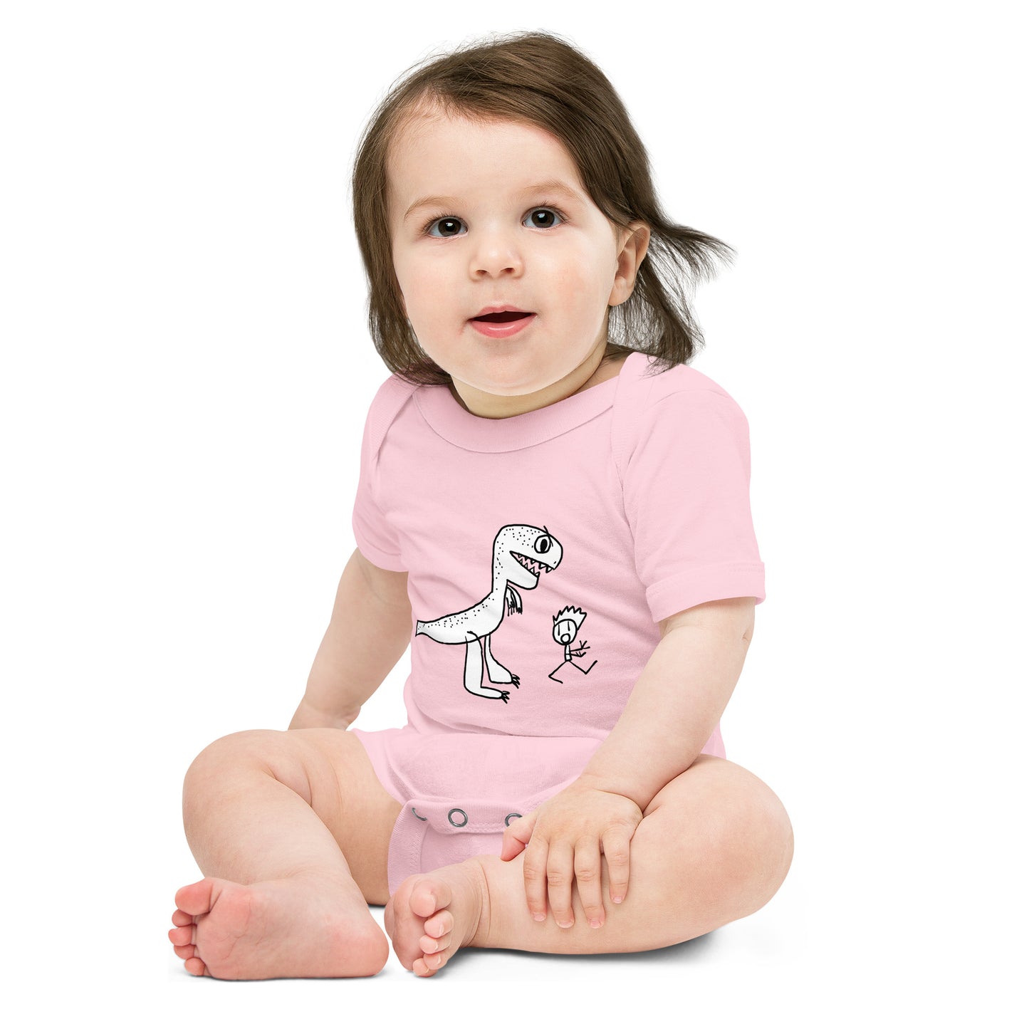 Dino Chase Baby short sleeve one piece