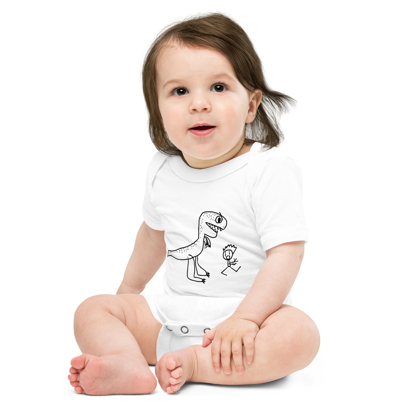 Dino Chase Baby short sleeve one piece