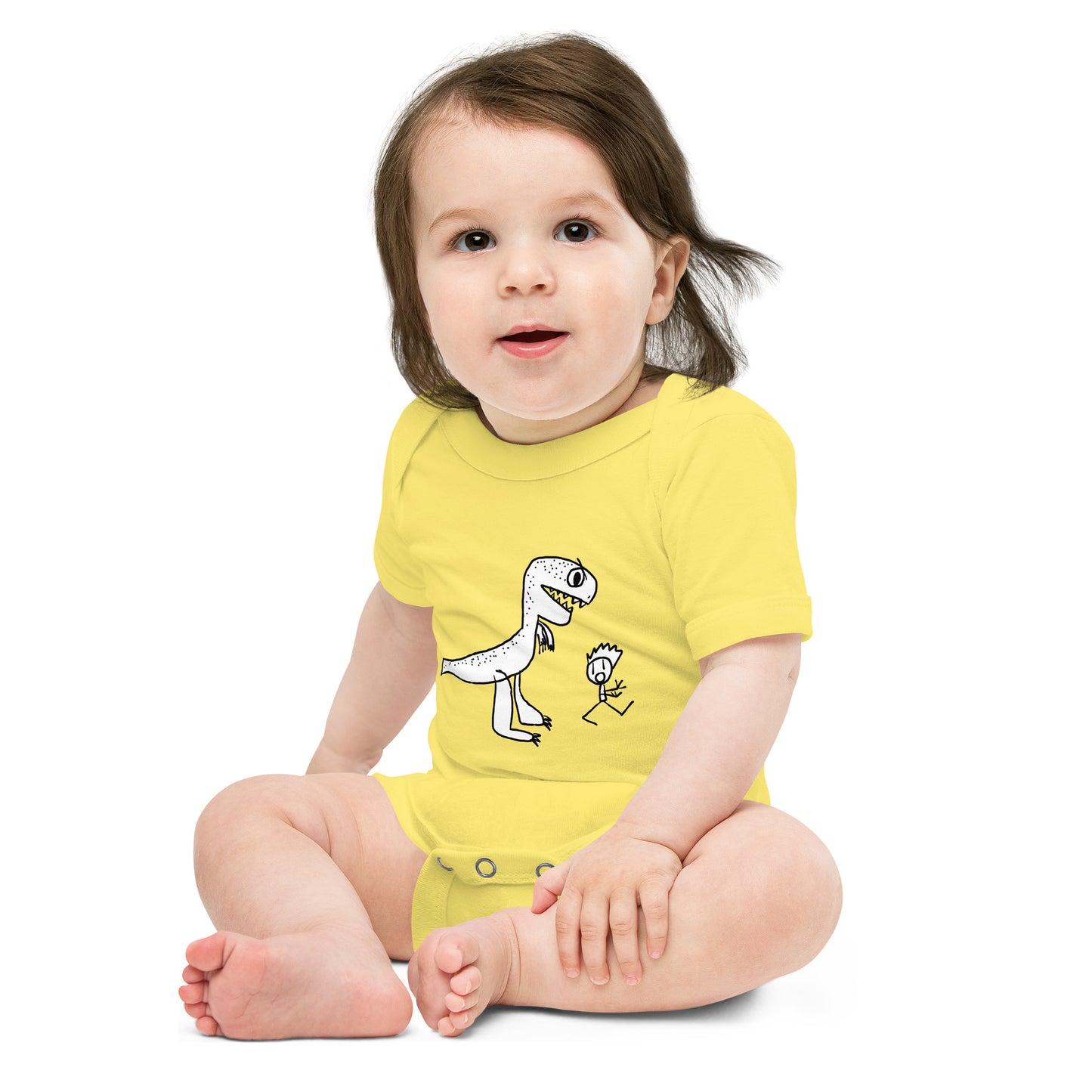 Dino Chase Baby short sleeve one piece