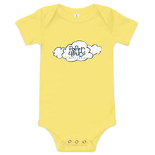 Paper Clouds Apparel Logo Baby short sleeve one piece