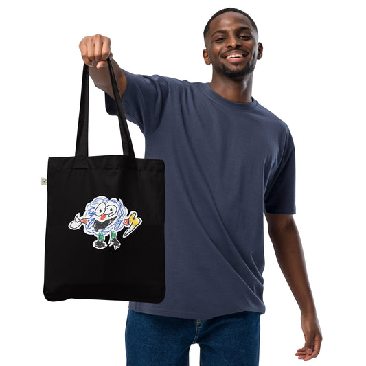 Fluffy Man Organic tote bag