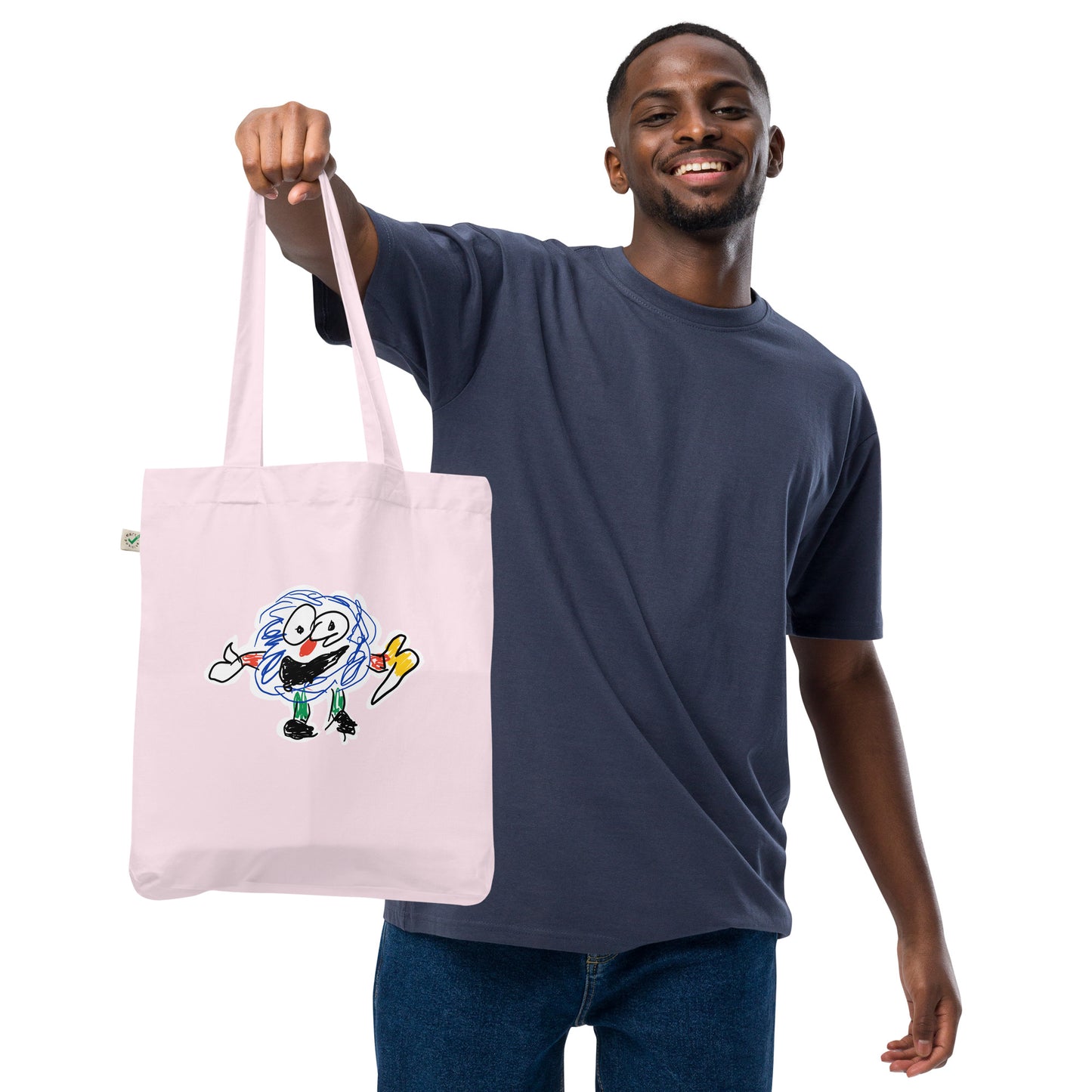 Fluffy Man Organic tote bag