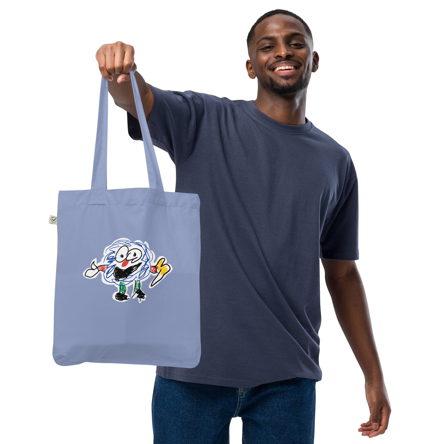 Fluffy Man Organic tote bag