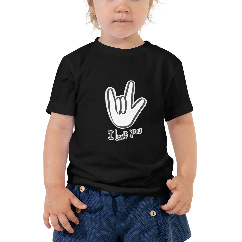 I Love You ASL Toddler Tee