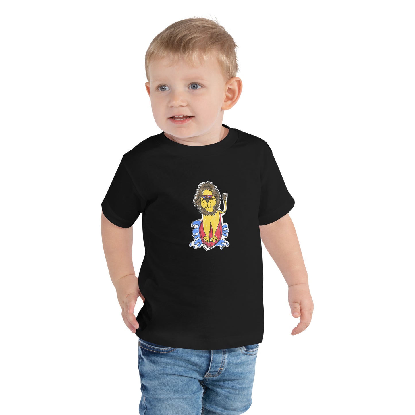 Surf Lion Toddler Tee