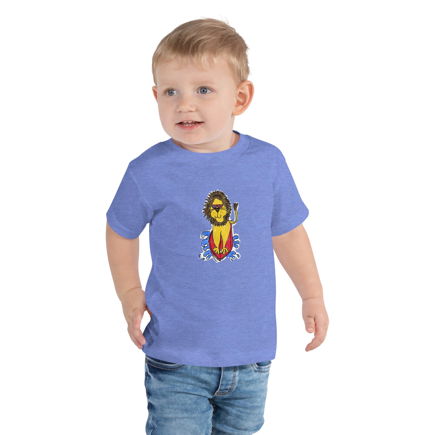 Surf Lion Toddler Tee