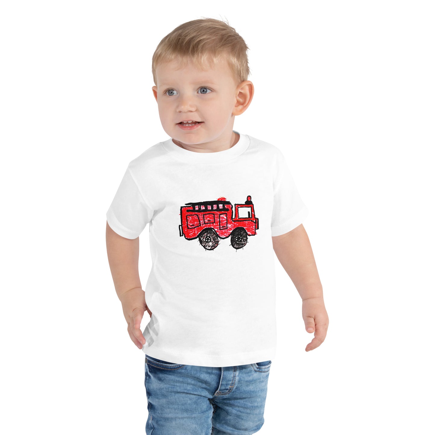 Fire Truck Toddler Tee