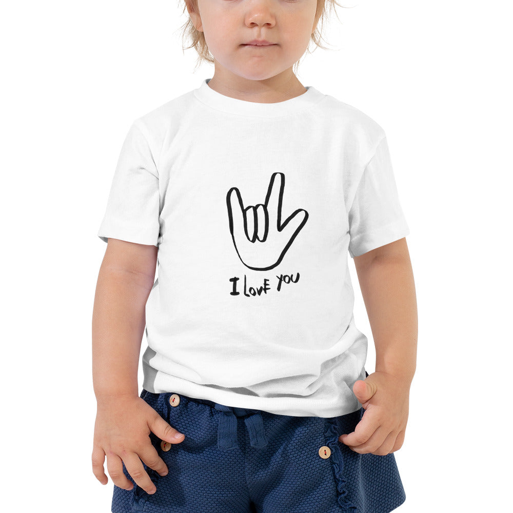 I Love You ASL Toddler Tee