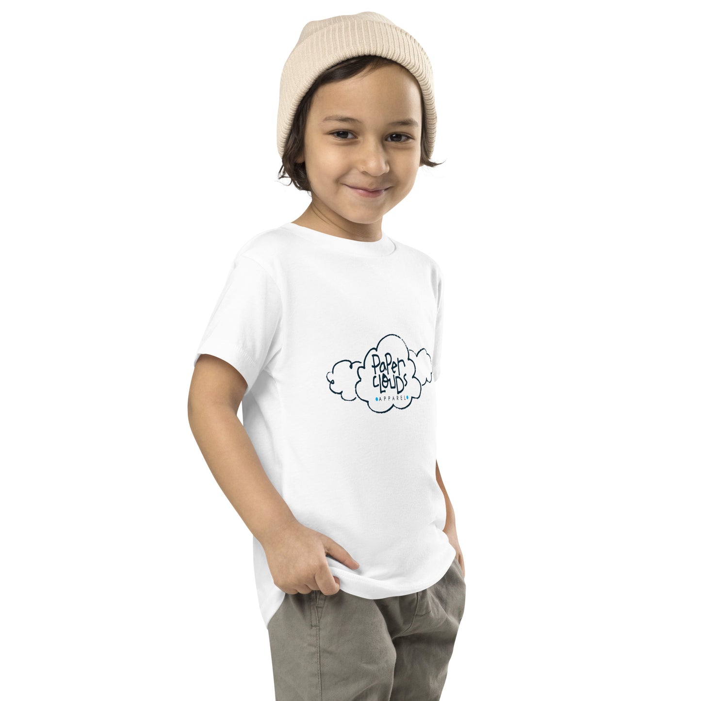 Paper Clouds Apparel Logo Toddler Tee