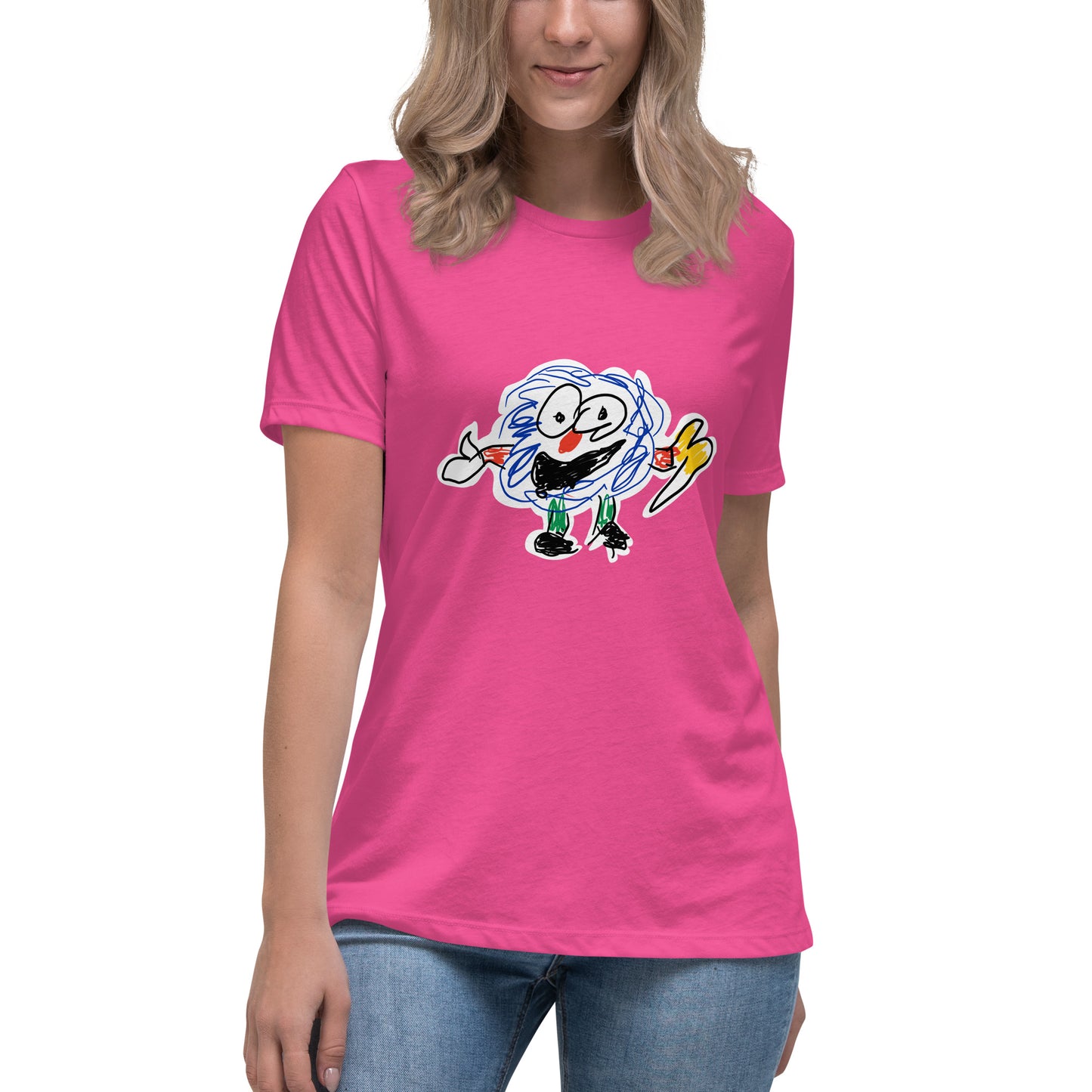 Fluffy Man Women's Relaxed Tee