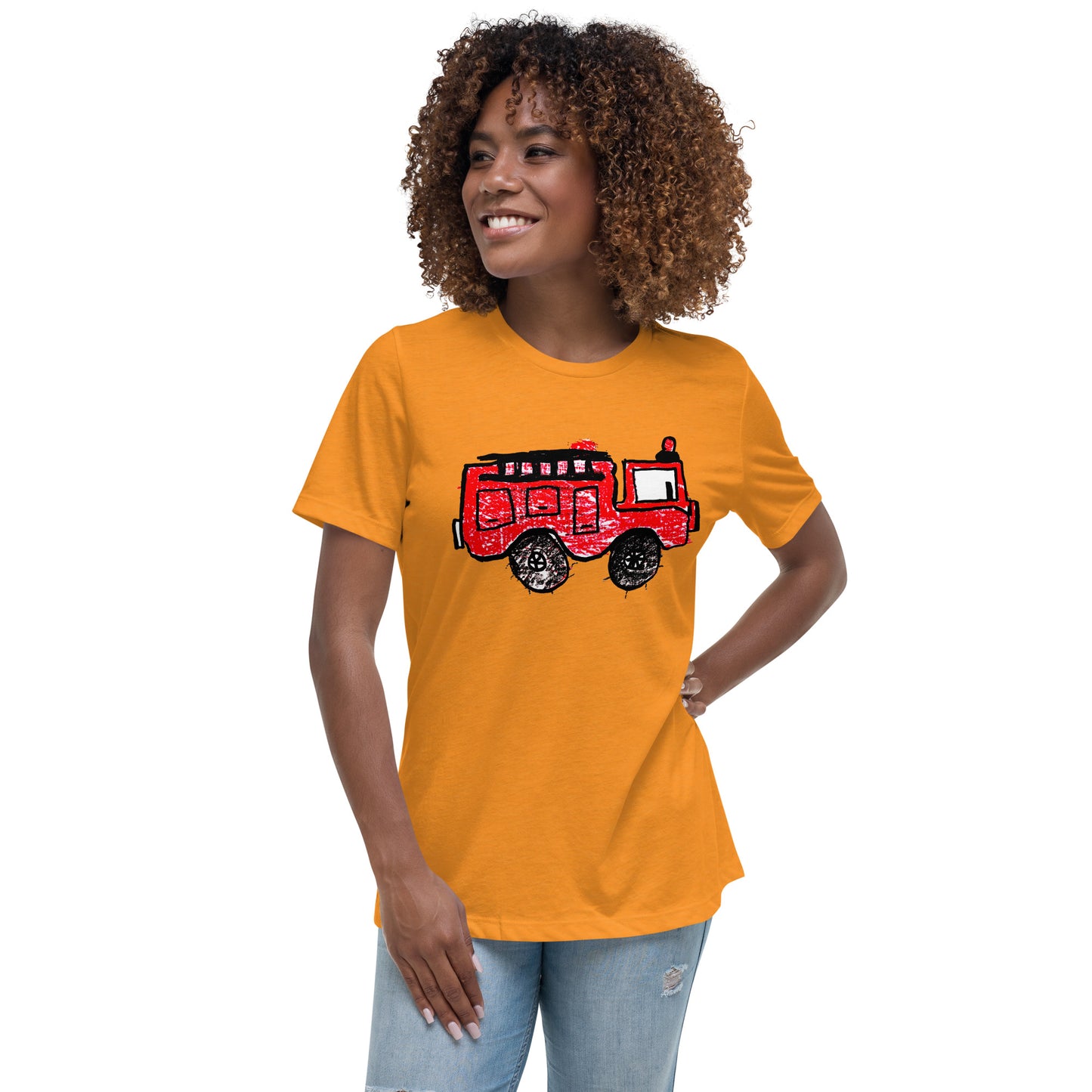 Fire Truck Women's Relaxed Tee