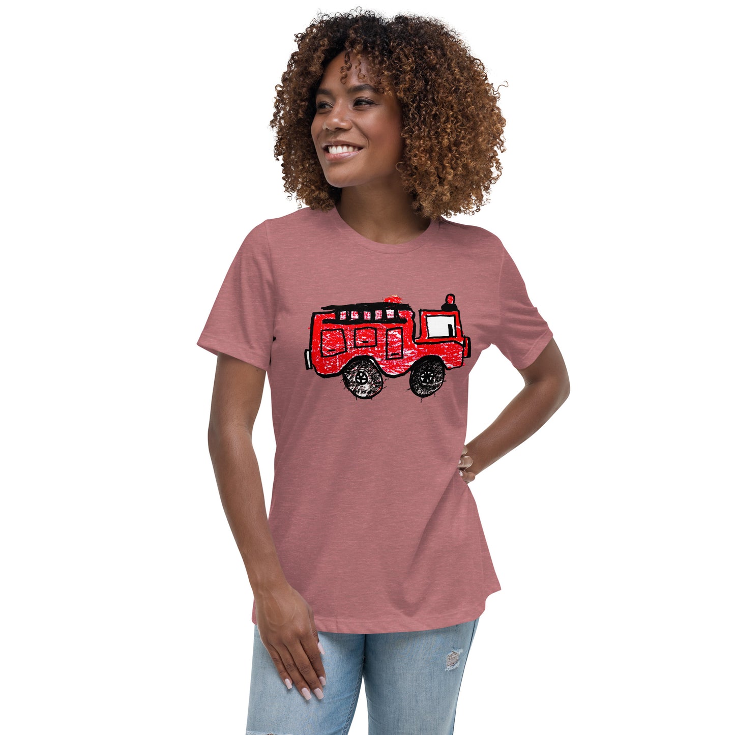 Fire Truck Women's Relaxed Tee