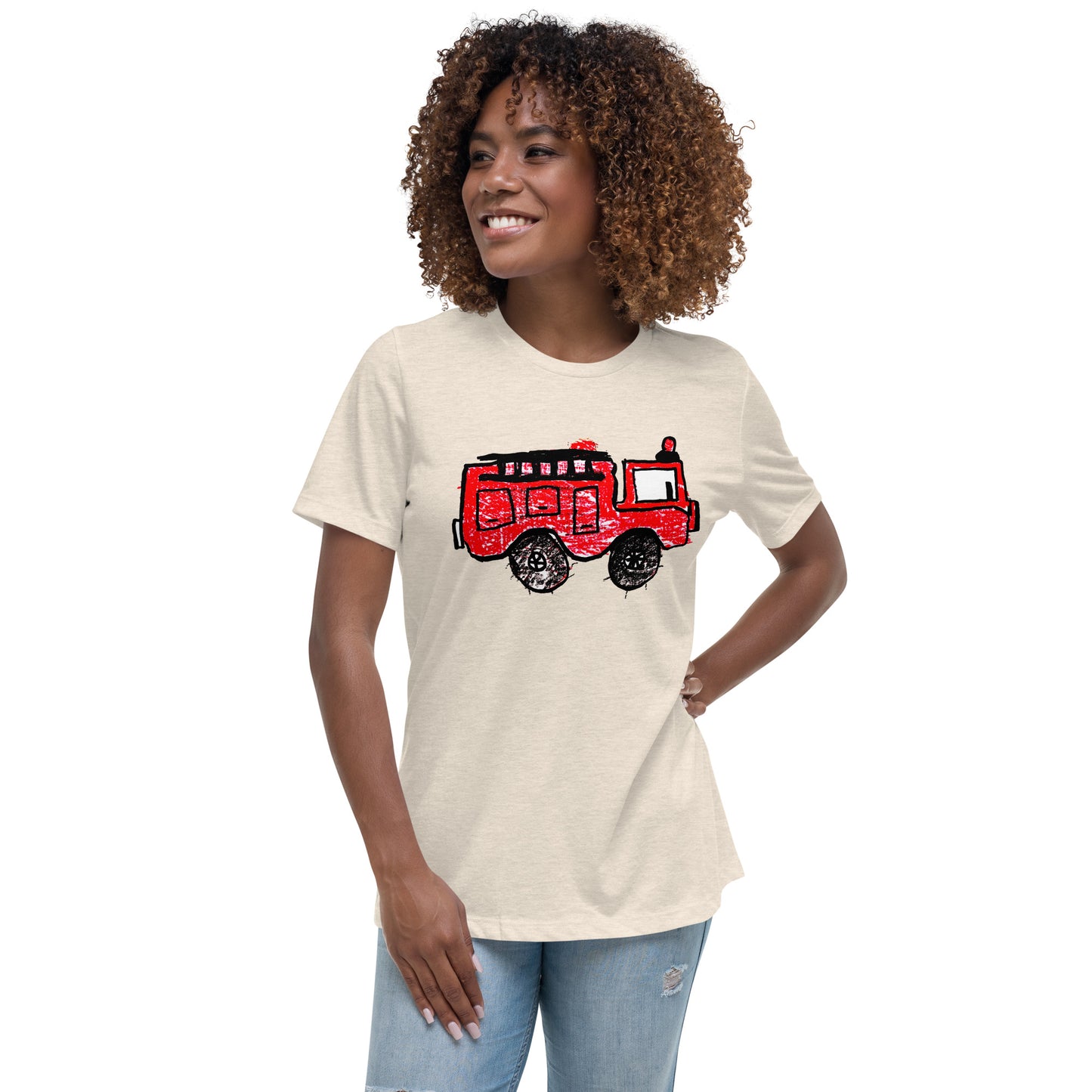 Fire Truck Women's Relaxed Tee
