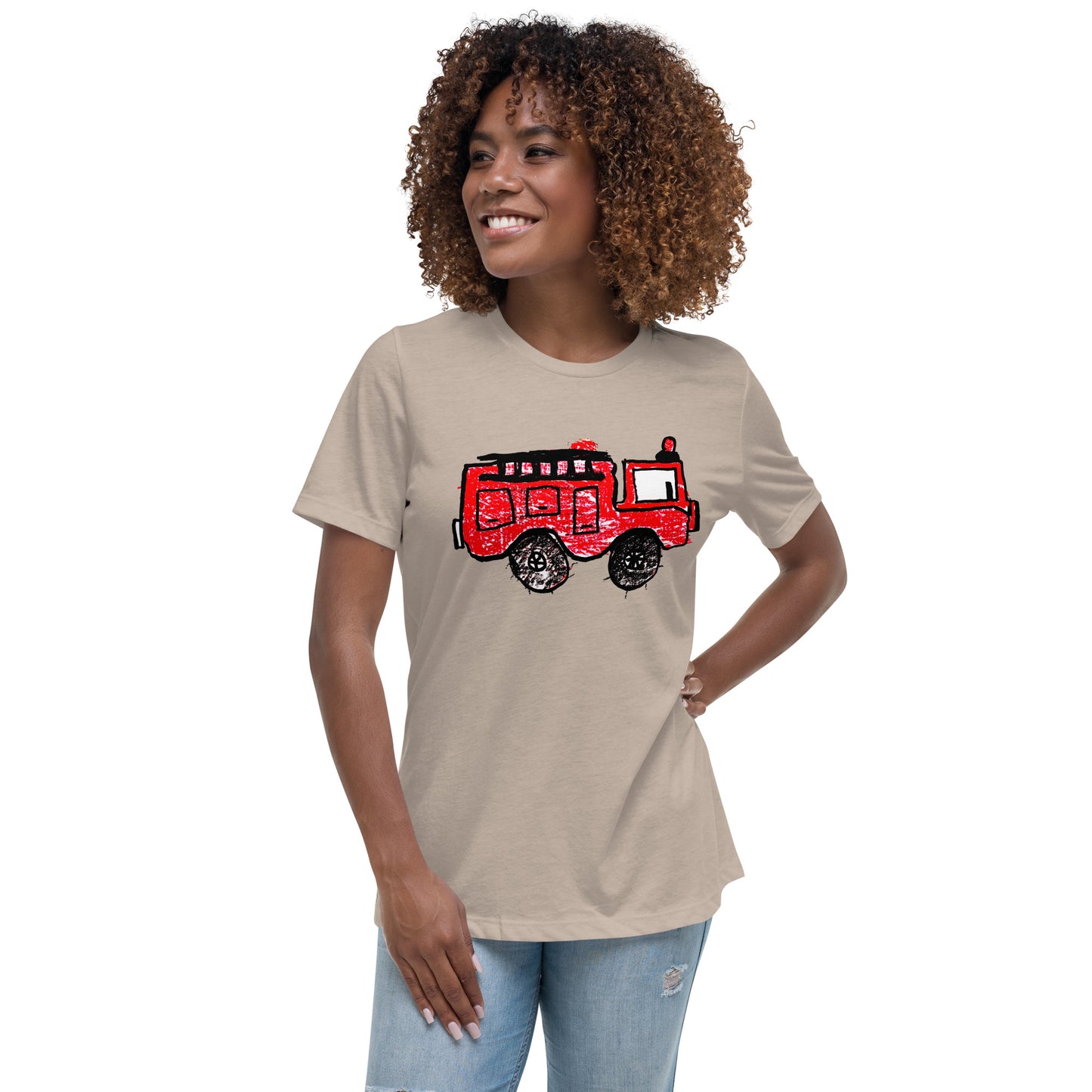 Fire Truck Women's Relaxed Tee