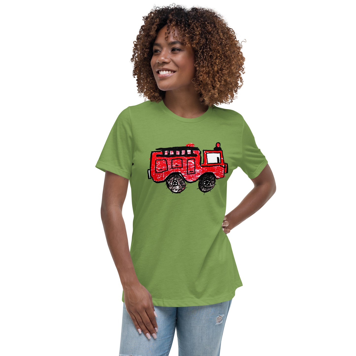 Fire Truck Women's Relaxed Tee