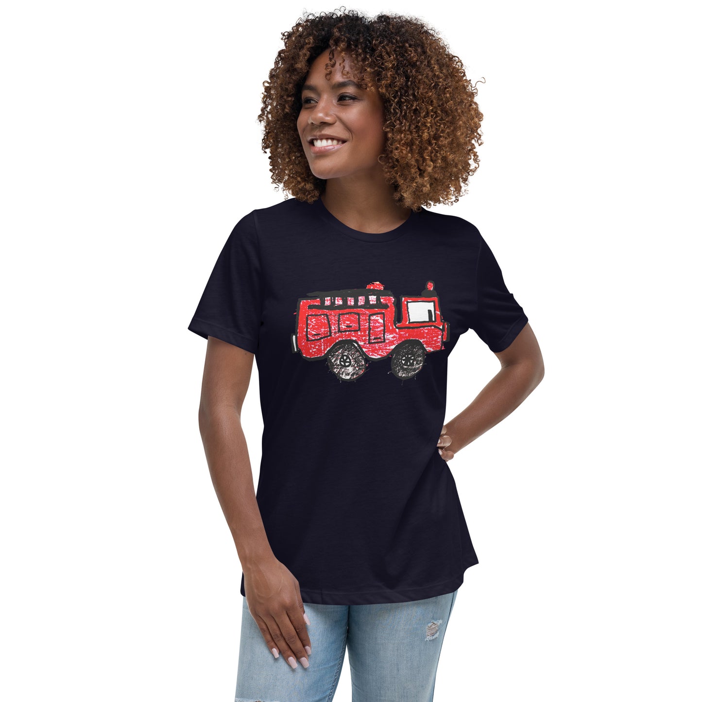 Fire Truck Women's Relaxed Tee